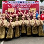 Tim Tari Saman Tampil Dalam Acara Nakes